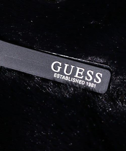 Guess(ゲス)の「GUESS/ゲス UNI HOODIE KNIT JKT フーデッドジャケット ブランドロゴ(ブルゾン・メンズ・アイボリー/ブラック・L/XL/M)」の10枚目の写真