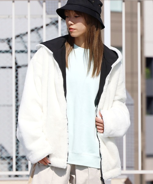 Guess(ゲス)の「GUESS/ゲス UNI HOODIE KNIT JKT フーデッドジャケット ブランドロゴ(ブルゾン・メンズ・アイボリー/ブラック・L/XL/M)」の20枚目の写真