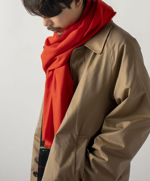 V.FRAAS（ヴィフラース）の「【V.FRAAS/ヴィフラース】カシミンク 大判無地ストール（ストール/ショール・メンズ・ブラック/ベージュ/マスタード/ボルドー・FREE）」の10枚目の写真