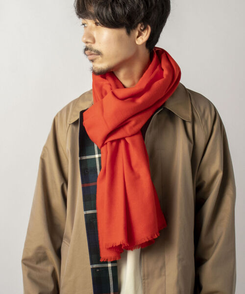 V.FRAAS（ヴィフラース）の「【V.FRAAS/ヴィフラース】カシミンク 大判無地ストール（ストール/ショール・メンズ・ブラック/ベージュ/マスタード/ボルドー・FREE）」の11枚目の写真