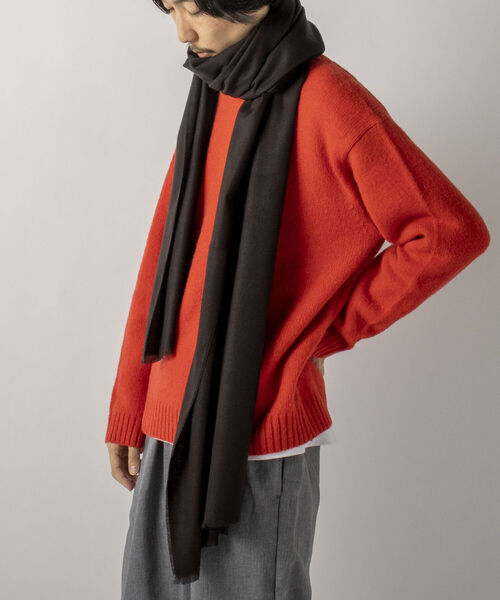 V.FRAAS（ヴィフラース）の「【V.FRAAS/ヴィフラース】カシミンク 大判無地ストール（ストール/ショール・メンズ・ブラック/ベージュ/マスタード/ボルドー・FREE）」の12枚目の写真