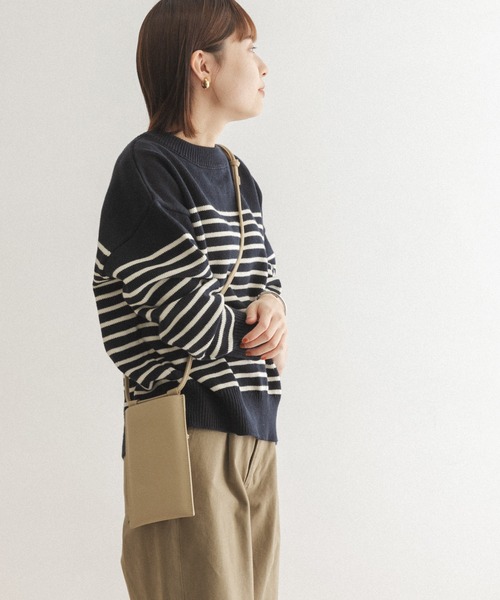 FORK&SPOON(フォークアンドスプーン)の「【一部WEB限定カラー】FORK&SPOON 2WAYクルーカーディガン(カーディガン/ボレロ・レディース・ブラウン/オフホワイト/ブルー系その他/グリーン・ONE)」の6枚目の写真