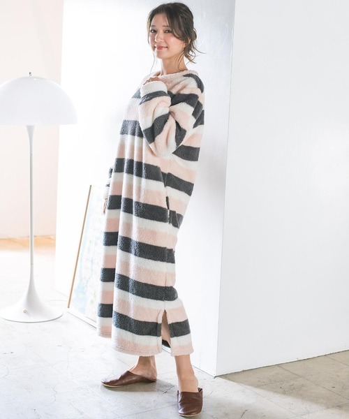 セール もこもこ プルオーバーロングワンピース レディース パジャマ ワンピース ふわふわ 部屋着 かわいい あったか ルームウェア パジャマ Fran De Lingerie フランデランジェリー のファッション通販 Zozotown