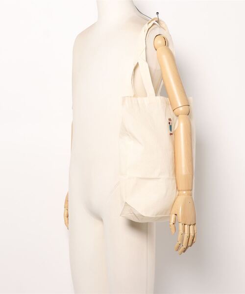 spoon store(スプーンストア)の「spoon×喫茶店パオーン クリームソーダ トートバッグ(トートバッグ・レディース・ナチュラル・MEDIUM)」の3枚目の写真