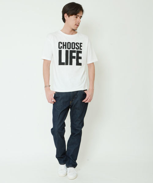 KATHARINE HAMNETT LONDON （キャサリンハムネットロンドン）の「【LAB】 CHOOSE LIFE / チューズライフTシャツ（Tシャツ/カットソー・レディース・ホワイト/グレー・MEDIUM/SMALL/LARGE）」の11枚目の写真