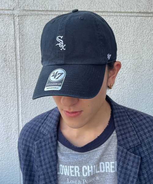 '47（フォーティーセブン）の「【 ’47BRAND / フォーティーセブンブランド 】 Base runner CAP ベースランナーキャップ（キャップ・メンズ・ダークグリーン/ロイヤルブルー/ブラック系1/ブラック系2/ブラック系3/ネイビー系1/ネイビー系2/ネイビー系3/チャコールグレー/レッド系1/ブラック系その他4/ベージュ/グリーン系1/ブラウン/ブラック/グリーン系その他/ブルー/チョコ/ベージュ系その他/アイボリー/ワインレッド/ピンク/ライトグレー・FREE）」の7枚目の写真