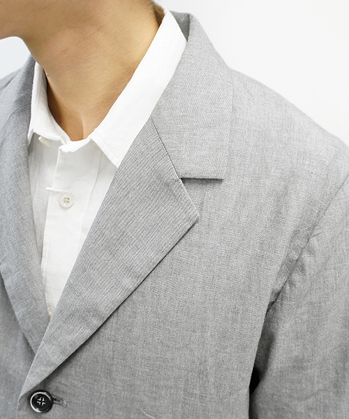 CIAOPANIC（チャオパニック）の「【Ciaopanic】F.L.Bショップコート（チェスターコート・メンズ・チャコールグレー/ネイビー/アイボリー・MEDIUM/LARGE）」の6枚目の写真