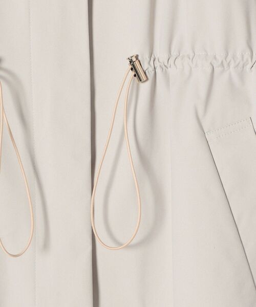 SHIPS（シップス）の「*〈撥水加工/手洗い可能〉SOLOTEXノーカラードロストコート◇（ノーカラーコート・レディース・ネイビー/オリーブ/ナチュラル/ベージュ系・ONE SIZE）」の6枚目の写真