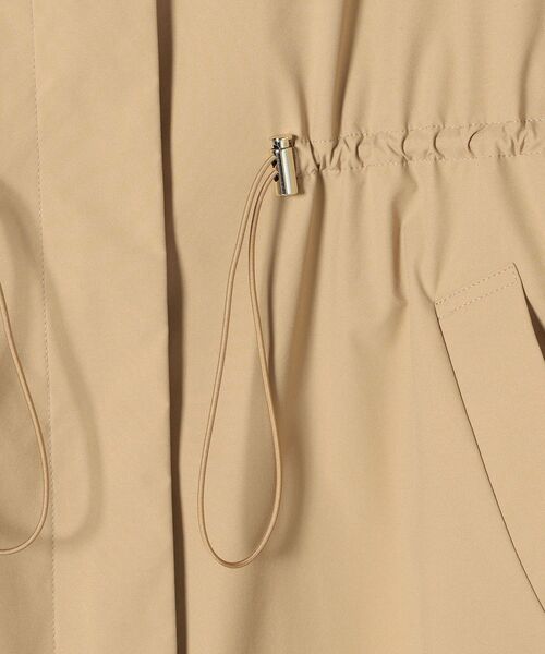 SHIPS（シップス）の「*〈撥水加工/手洗い可能〉SOLOTEXノーカラードロストコート◇（ノーカラーコート・レディース・ネイビー/オリーブ/ナチュラル/ベージュ系・ONE SIZE）」の10枚目の写真