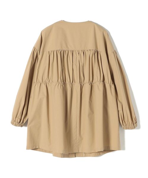 SHIPS（シップス）の「*〈撥水加工/手洗い可能〉SOLOTEXノーカラードロストコート◇（ノーカラーコート・レディース・ネイビー/オリーブ/ナチュラル/ベージュ系・ONE SIZE）」の13枚目の写真