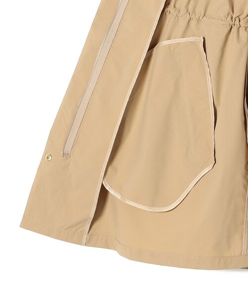 SHIPS（シップス）の「*〈撥水加工/手洗い可能〉SOLOTEXノーカラードロストコート◇（ノーカラーコート・レディース・ネイビー/オリーブ/ナチュラル/ベージュ系・ONE SIZE）」の14枚目の写真