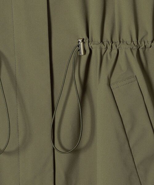 SHIPS（シップス）の「*〈撥水加工/手洗い可能〉SOLOTEXノーカラードロストコート◇（ノーカラーコート・レディース・ネイビー/オリーブ/ナチュラル/ベージュ系・ONE SIZE）」の16枚目の写真