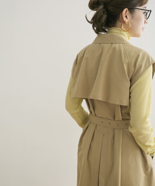 URBAN RESEARCH(アーバンリサーチ)の「ジレトレンチ(ベスト・レディース・ベージュ/ベージュ系その他・FREE)」の21枚目の写真