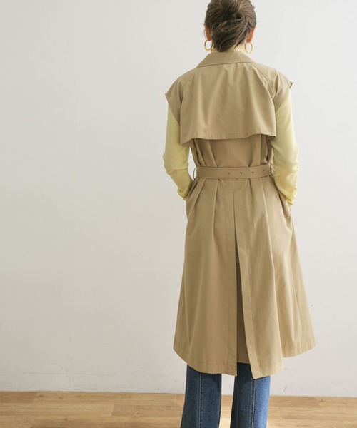 URBAN RESEARCH(アーバンリサーチ)の「ジレトレンチ(ベスト・レディース・ベージュ/ベージュ系その他・FREE)」の8枚目の写真