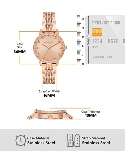 MICHAEL KORS(マイケルコース)の「MELISSA MK4369(アナログ腕時計・レディース・ゴールド系その他・FREE)」の4枚目の写真