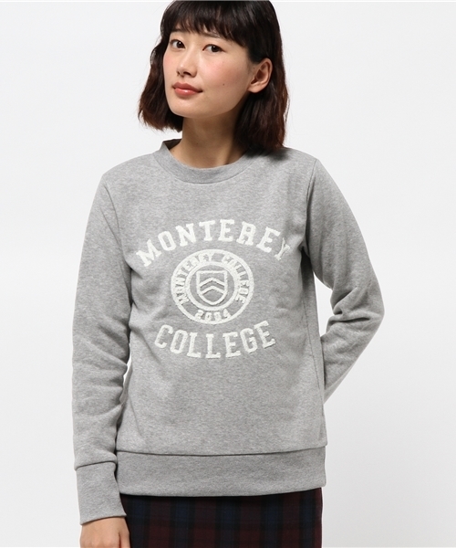 CIAOPANIC TYPY（チャオパニックティピー）の「【ロープライスアイテム】サガラ刺繍エンブレムスウェットP/O（スウェット・レディース・オフホワイト/ネイビー/グレー・FREE）」の4枚目の写真