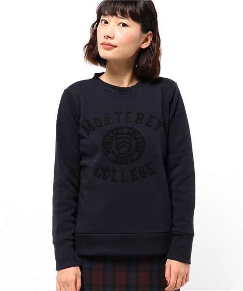 CIAOPANIC TYPY（チャオパニックティピー）の「【ロープライスアイテム】サガラ刺繍エンブレムスウェットP/O（スウェット・レディース・オフホワイト/ネイビー/グレー・FREE）」の3枚目の写真