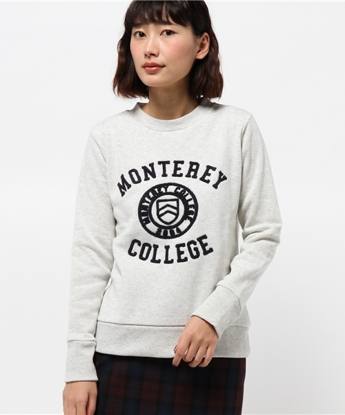 CIAOPANIC TYPY（チャオパニックティピー）の「【ロープライスアイテム】サガラ刺繍エンブレムスウェットP/O（スウェット・レディース・オフホワイト/ネイビー/グレー・FREE）」の2枚目の写真