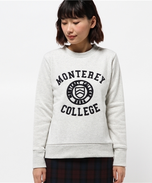 CIAOPANIC TYPY（チャオパニックティピー）の「【ロープライスアイテム】サガラ刺繍エンブレムスウェットP/O（スウェット・レディース・オフホワイト/ネイビー/グレー・FREE）」の5枚目の写真