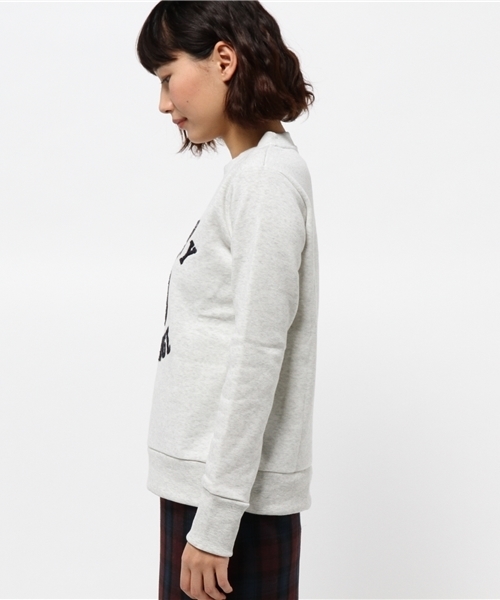 CIAOPANIC TYPY（チャオパニックティピー）の「【ロープライスアイテム】サガラ刺繍エンブレムスウェットP/O（スウェット・レディース・オフホワイト/ネイビー/グレー・FREE）」の6枚目の写真