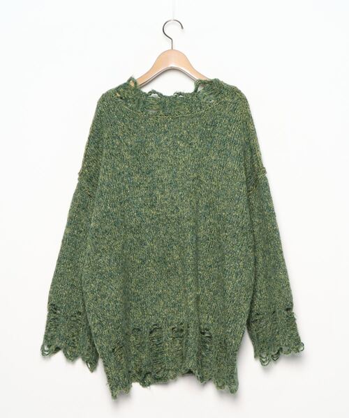 Kastane（カスタネ）の「ニットカーディガン（カーディガン/ボレロ・レディース・グリーン・FREE）」の2枚目の写真