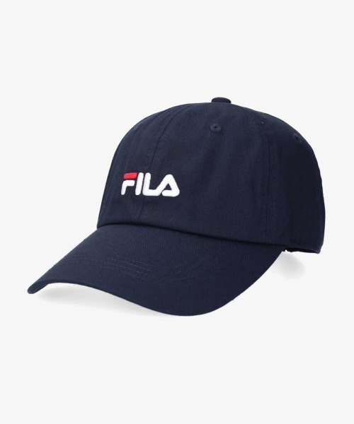 FILA（フィラ）の「FILA OC TWILL CAP（キャップ・メンズ・ホワイト/ブラック/ベージュ/ネイビー/マスタード/ダークパープル/ピンク・M(58cm)/L(60cm)/S(56cm)）」の22枚目の写真