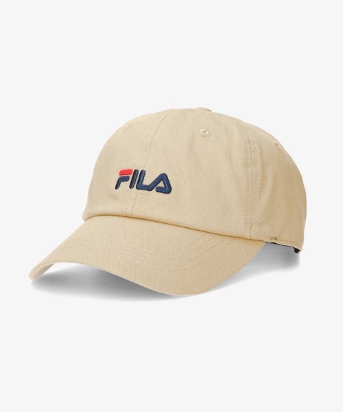 FILA（フィラ）の「FILA OC TWILL CAP（キャップ・メンズ・ホワイト/ブラック/ベージュ/ネイビー/マスタード/ダークパープル/ピンク・M(58cm)/L(60cm)/S(56cm)）」の19枚目の写真