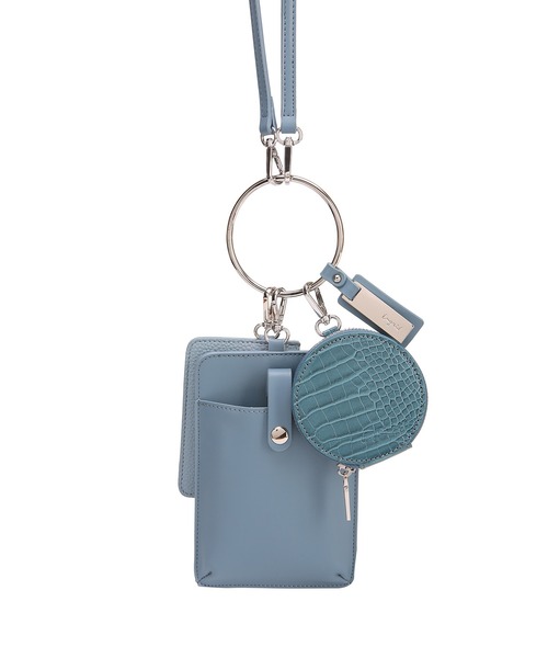 Ungrid（アングリッド）の「【Ungrid/アングリッド】リングマルチケース ショルダーバッグ（ショルダーバッグ・レディース・ブラック/アイボリー/ブラウン/ベージュ/カーキ/ラベンダー/グレー/ライトベージュ/ベージュ系その他/オリーブ/ダークブルー・FREE）」の17枚目の写真