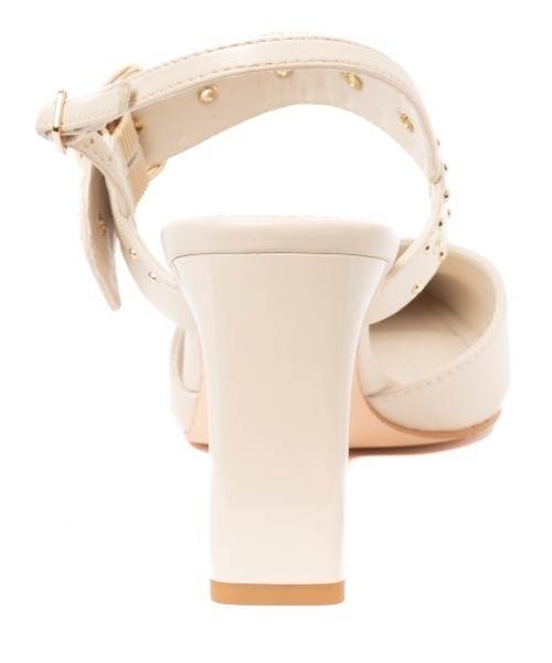 R&E(アールアンドイー)の「【R&E】スタッズベルトストラップスティックヒールパンプス(パンプス・レディース・アイボリー/ブラック/ベージュ系/アイボリー系・22.0cm/22.5cm/23.0cm/23.5cm/24.0cm/24.5cm)」の7枚目の写真