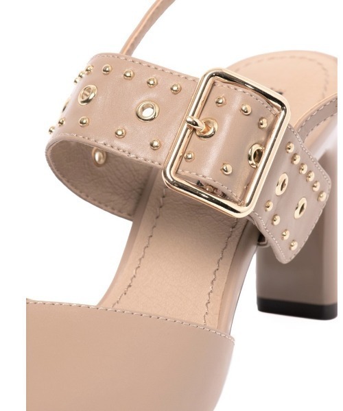 R&E(アールアンドイー)の「【R&E】スタッズベルトストラップスティックヒールパンプス(パンプス・レディース・アイボリー/ブラック/ベージュ系/アイボリー系・22.0cm/22.5cm/23.0cm/23.5cm/24.0cm/24.5cm)」の20枚目の写真