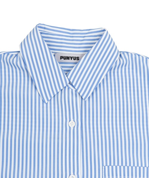 PUNYUS(プニュズ)の「キャンディストライプシャツ(シャツ/ブラウス・レディース・パープル/ブルー/グリーン/ピンク・1/2/4/3)」の11枚目の写真