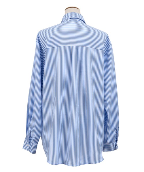 PUNYUS(プニュズ)の「キャンディストライプシャツ(シャツ/ブラウス・レディース・パープル/ブルー/グリーン/ピンク・1/2/4/3)」の16枚目の写真