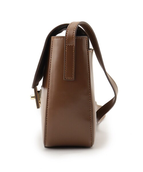 OPAQUE.CLIP（オペークドットクリップ）の「◆クラシカルかぶせショルダーバッグ（ショルダーバッグ・レディース・ダークブラウン/オフホワイト/マスタード・00）」の8枚目の写真