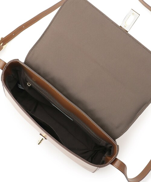 OPAQUE.CLIP（オペークドットクリップ）の「◆クラシカルかぶせショルダーバッグ（ショルダーバッグ・レディース・ダークブラウン/オフホワイト/マスタード・00）」の10枚目の写真