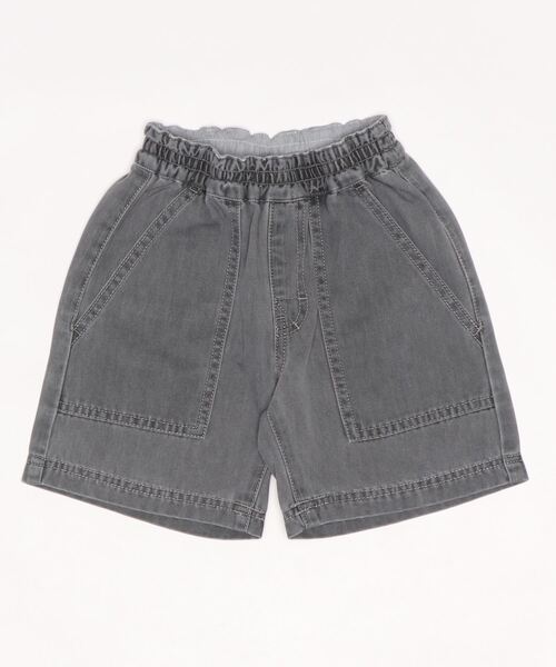 Smoothy(スムージー)の「Smoothy Denim shorts / スムージー デニムショーツ(デニムパンツ・キッズ・ブラック/インディゴブルー・100/110/120/130/140/150/160)」の8枚目の写真