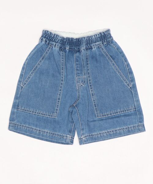 Smoothy(スムージー)の「Smoothy Denim shorts / スムージー デニムショーツ(デニムパンツ・キッズ・ブラック/インディゴブルー・100/110/120/130/140/150/160)」の9枚目の写真