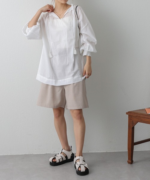 COLONY 2139（コロニートゥーワンスリーナイン）の「カップ付リブクロップドキャミソール（キャミソール・レディース・ブラック/アイボリー/モカ・SMALL/MEDIUM/LARGE）」の13枚目の写真