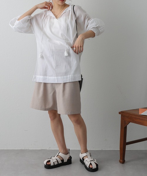 COLONY 2139（コロニートゥーワンスリーナイン）の「カップ付リブクロップドキャミソール（キャミソール・レディース・ブラック/アイボリー/モカ・SMALL/MEDIUM/LARGE）」の14枚目の写真