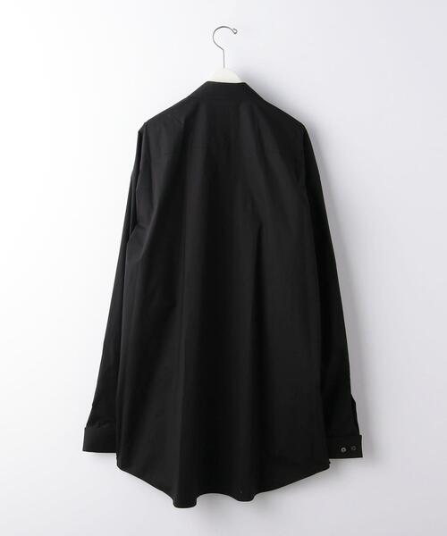 DRESSEDUNDRESSED(ドレスドアンドレスド)の「<DRESSEDUNDRESSED> OVER SIZED SHT/シャツ(シャツ/ブラウス・メンズ・ホワイト/ブラック・4/3)」の3枚目の写真