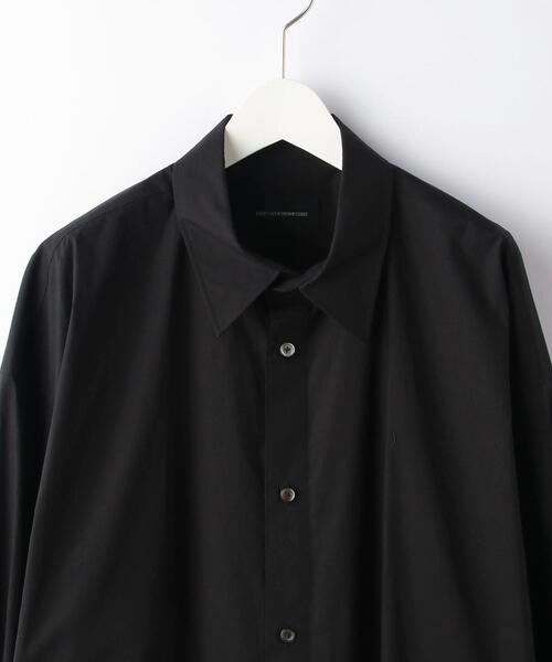 DRESSEDUNDRESSED(ドレスドアンドレスド)の「<DRESSEDUNDRESSED> OVER SIZED SHT/シャツ(シャツ/ブラウス・メンズ・ホワイト/ブラック・4/3)」の4枚目の写真