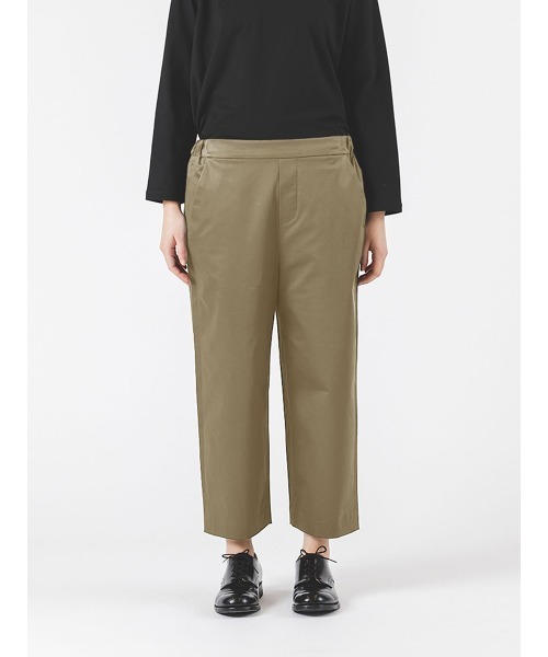 mizuiroind（ミズイロインド）の「ストレートイージーパンツ（その他パンツ・レディース・ネイビー/ブラック/ベージュ・2/M）」の3枚目の写真