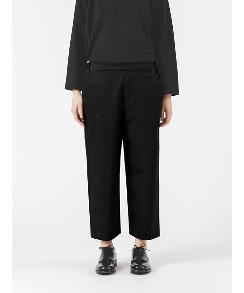 mizuiroind（ミズイロインド）の「ストレートイージーパンツ（その他パンツ・レディース・ネイビー/ブラック/ベージュ・2/M）」の2枚目の写真