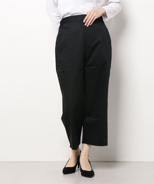 mizuiroind（ミズイロインド）の「ストレートイージーパンツ（その他パンツ・レディース・ネイビー/ブラック/ベージュ・2/M）」の17枚目の写真