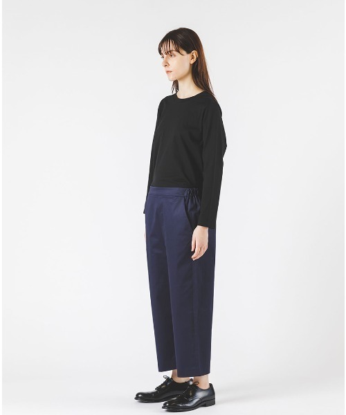 mizuiroind（ミズイロインド）の「ストレートイージーパンツ（その他パンツ・レディース・ネイビー/ブラック/ベージュ・2/M）」の4枚目の写真