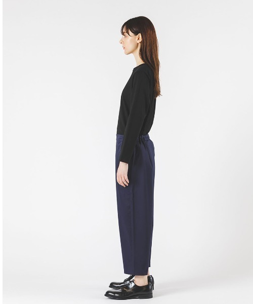 mizuiroind（ミズイロインド）の「ストレートイージーパンツ（その他パンツ・レディース・ネイビー/ブラック/ベージュ・2/M）」の5枚目の写真
