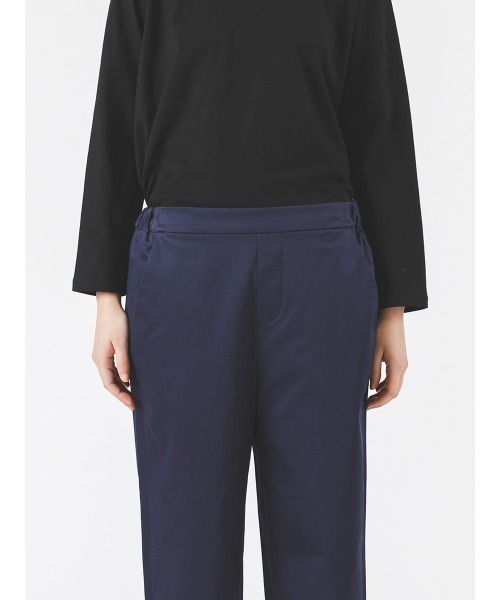 mizuiroind（ミズイロインド）の「ストレートイージーパンツ（その他パンツ・レディース・ネイビー/ブラック/ベージュ・2/M）」の8枚目の写真