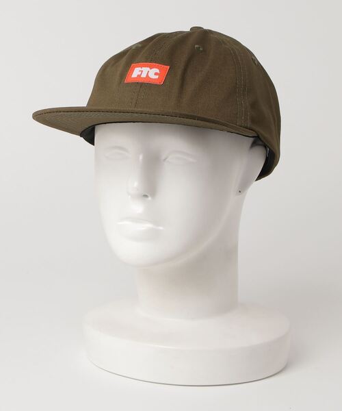 FTC（エフティーシー）の「SMALL LOGO 6 PANEL（キャップ・メンズ・ブラック/オリーブ・FREE）」の4枚目の写真