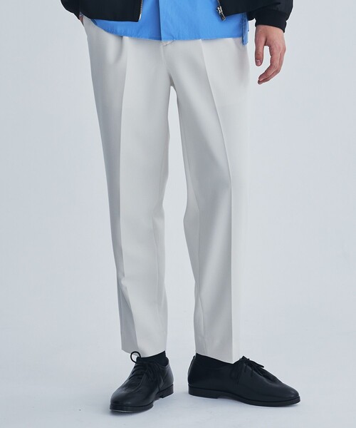 city（シティ）の「RETENTION PANTS（スラックス・メンズ・ブラック/オフホワイト・1/2/3）」の2枚目の写真
