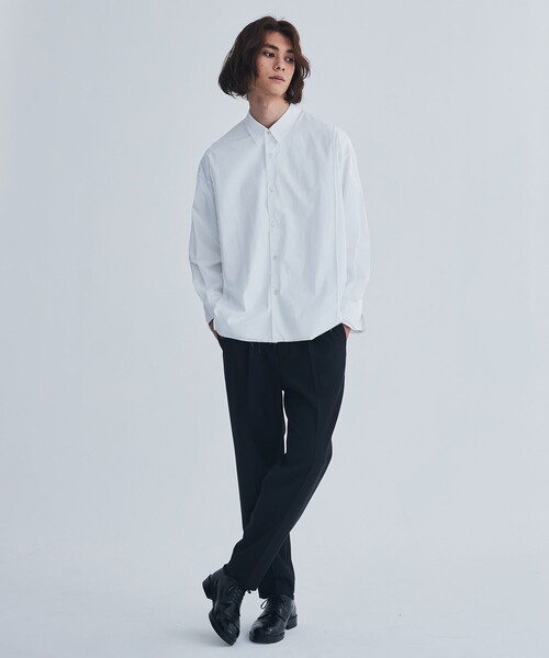 city（シティ）の「RETENTION PANTS（スラックス・メンズ・ブラック/オフホワイト・1/2/3）」の6枚目の写真