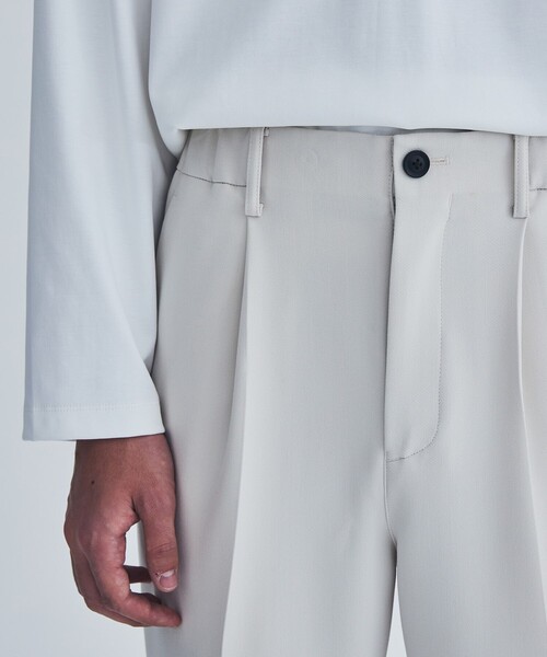 city（シティ）の「RETENTION PANTS（スラックス・メンズ・ブラック/オフホワイト・1/2/3）」の8枚目の写真